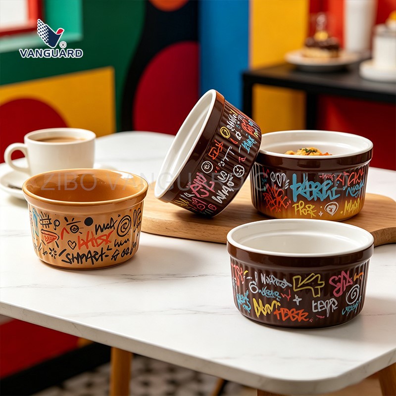 Ceramic ramekin bowl set Ceramic ramekin bowl set